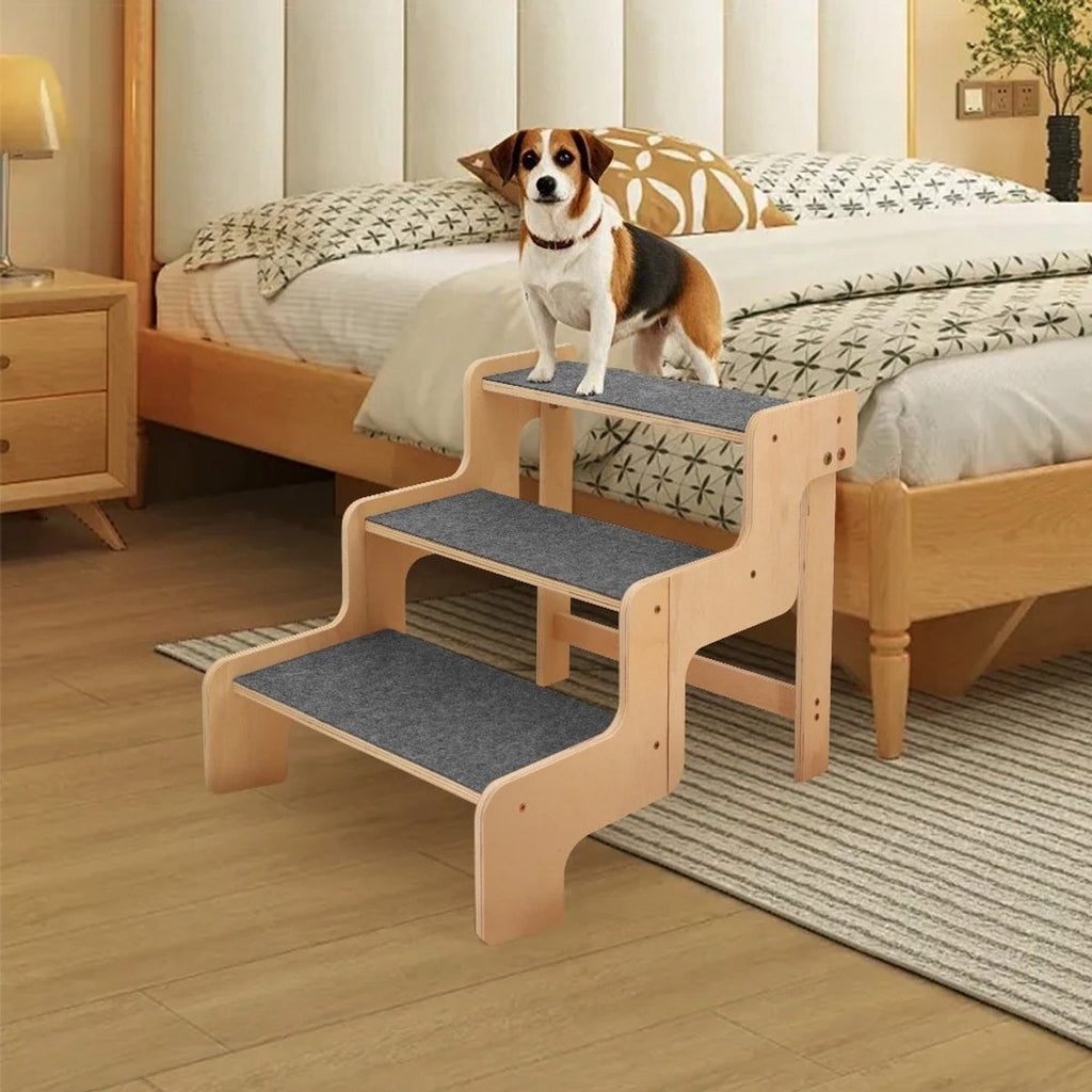 Houten Hondentrap