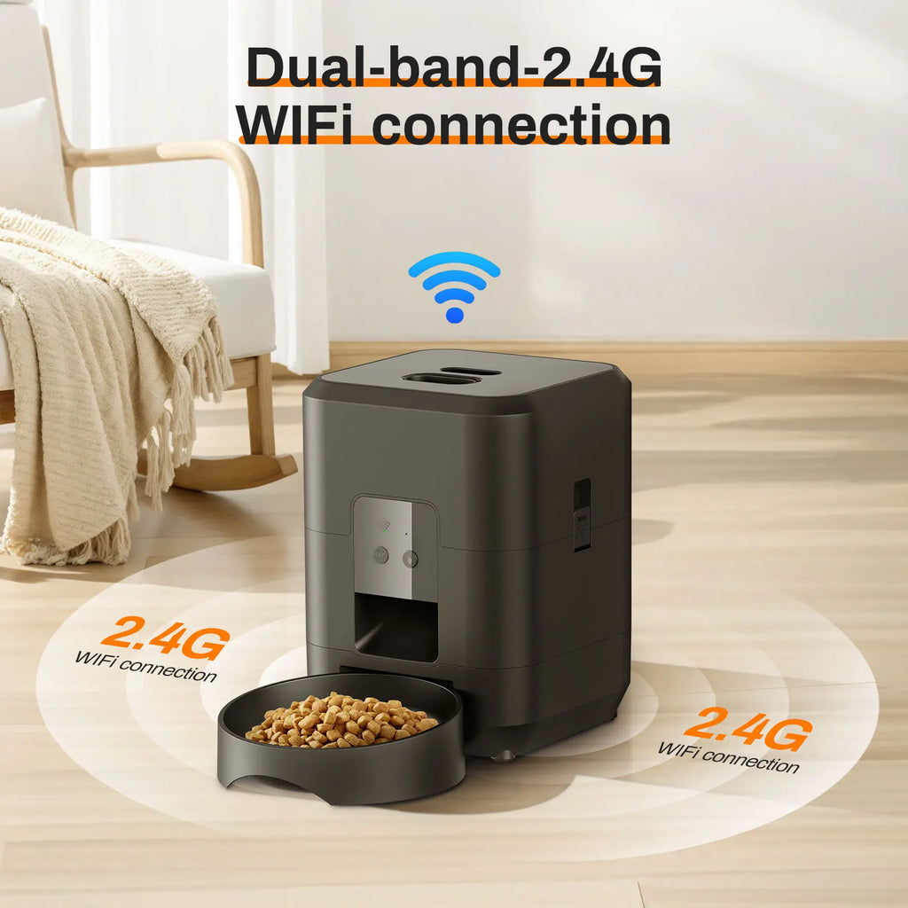 ZYfeeder - Automatische Voerbak - Timer Gestuurd, Slow Food Optie voor Kat & Hond