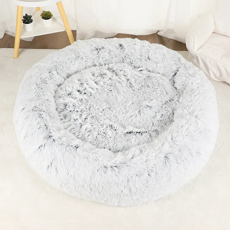 Fluffy Donut Bed voor Honden & Katten