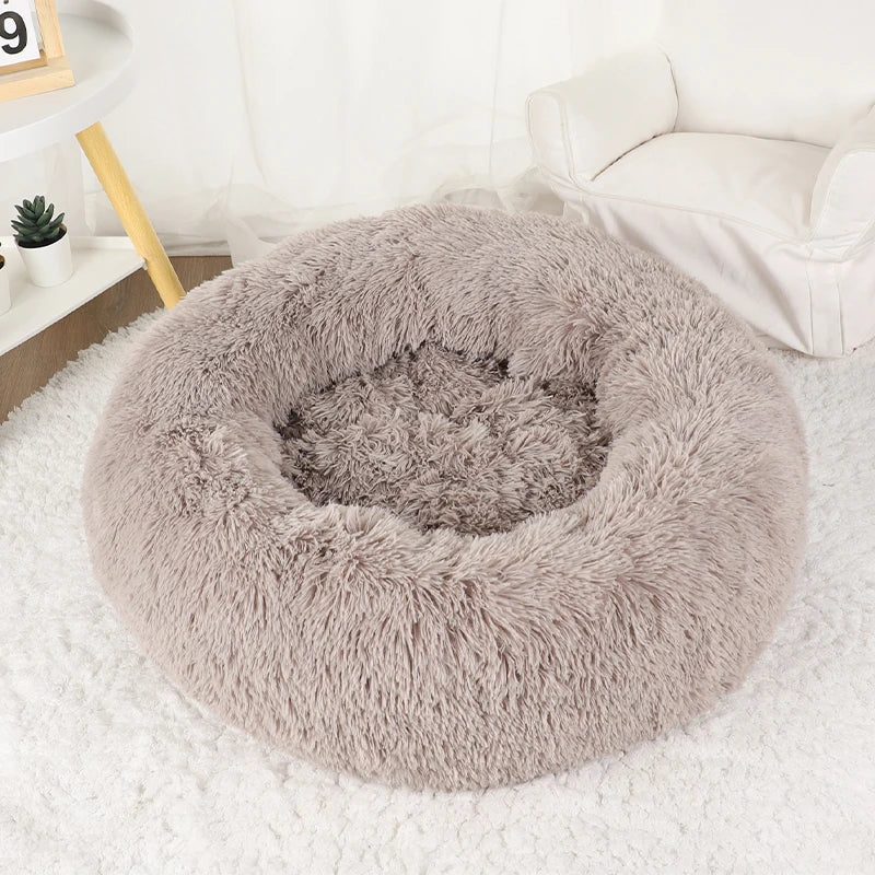 Fluffy Donut Bed voor Honden & Katten