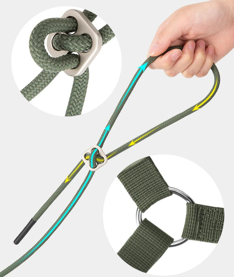 Small Combination - Reflecterende Set met Hondentuigje en Handsfree Riem
