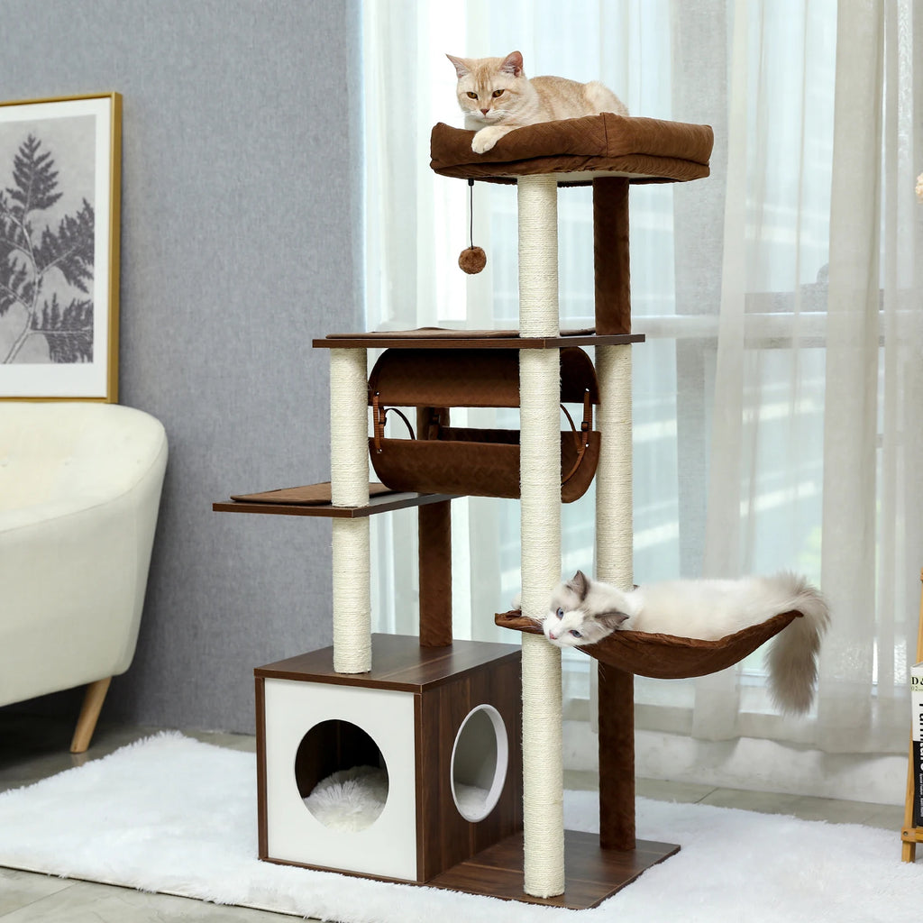 PAWZ Road - Krabpaal Condo van 130,5 cm: Toren met meerdere niveaus