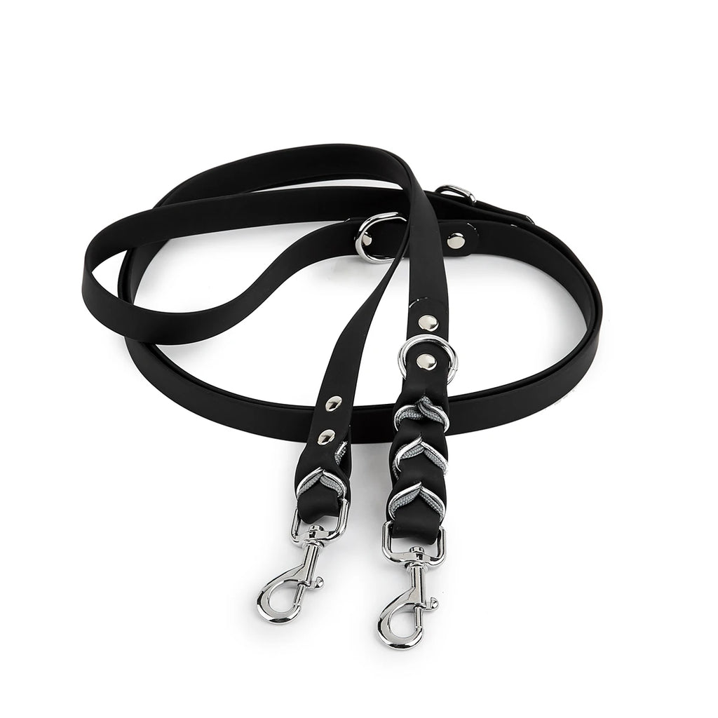 Waopet - Leather-Look Handsfree Riem - Ibiza Style