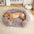 Fluffy Hondenmand - Halfopen - Rond