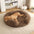 Fluffy Hondenmand - Halfopen - Rond