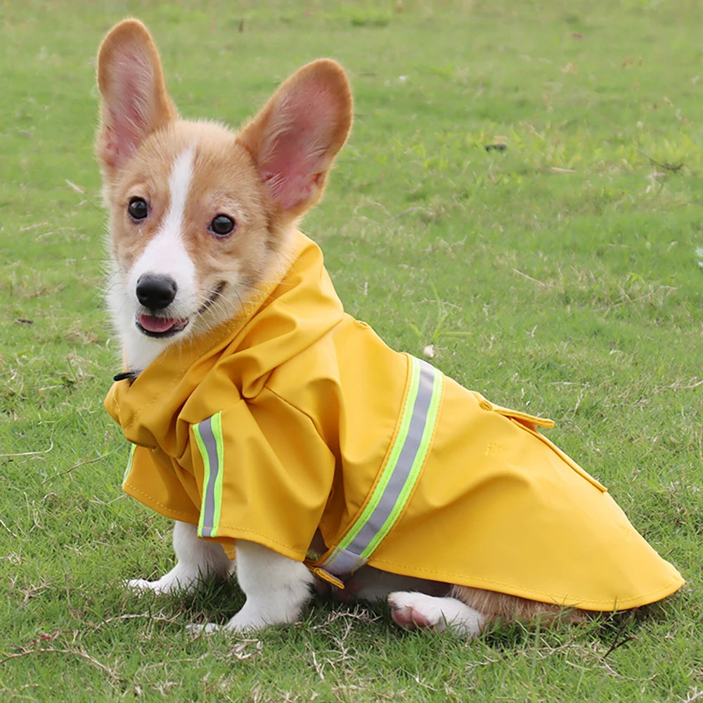 Regenjas voor Honden met Reflecterende Strip