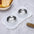 Antislip Dubbele Voer- en Waterbak met Siliconen Anti-Slip Mat voor Honden en Katten