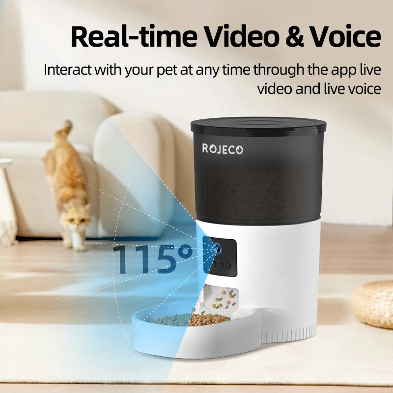 ROJECO - Automatische Voerbak Met Camera 3L