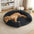 Fluffy Hondenmand - Halfopen - Rond