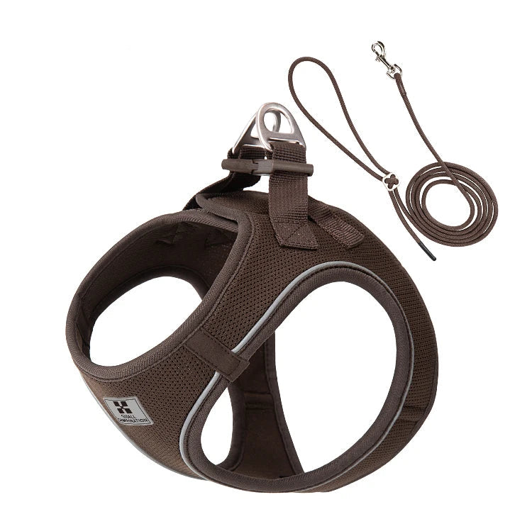 Small Combination - Reflecterende Set met Hondentuigje en Handsfree Riem