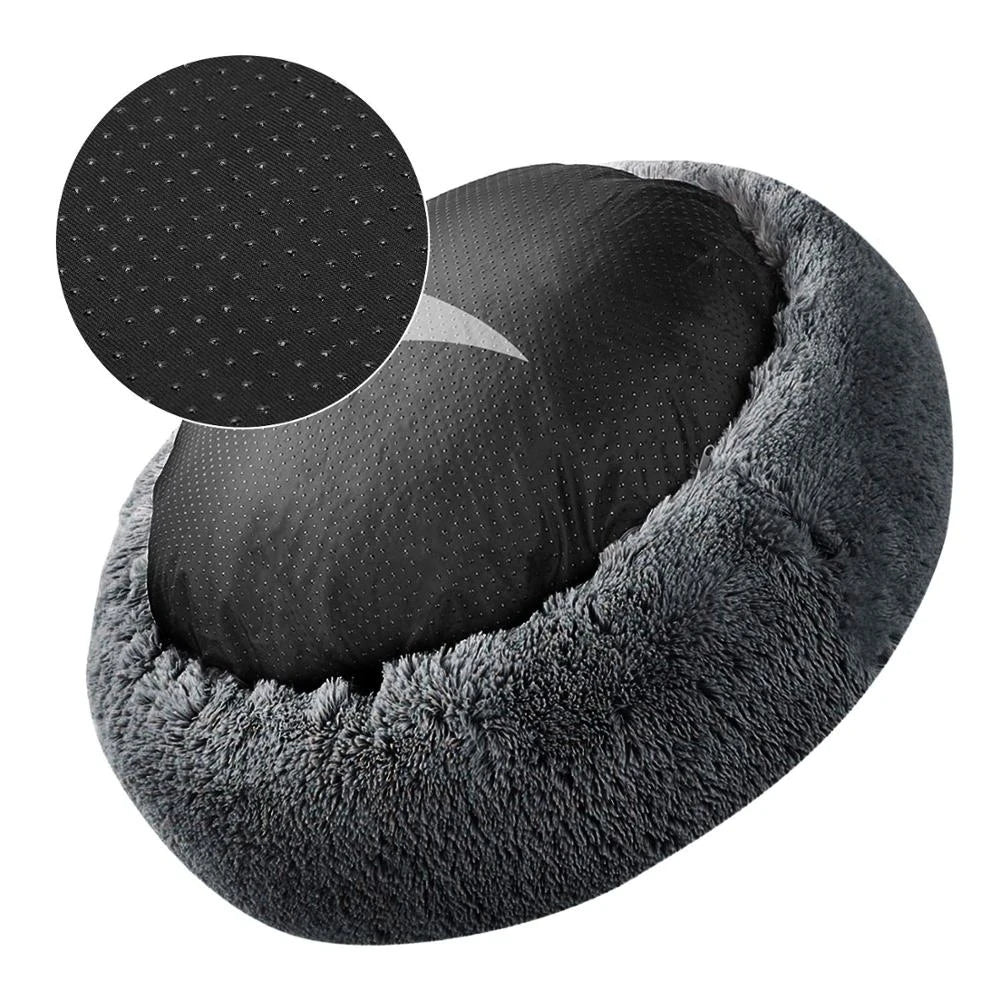 Fluffy Donut Bed voor Honden & Katten