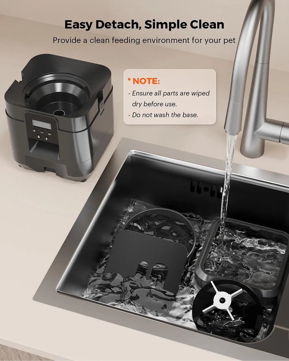 ZYfeeder - Automatische Voerbak - Timer Gestuurd, Slow Food Optie voor Kat & Hond