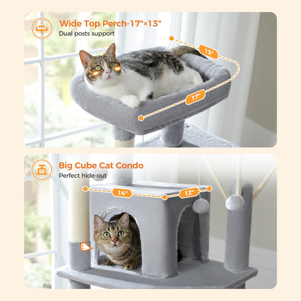 PAWZ Road - Deluxe Multi-Cat Tower Tree (175cm)