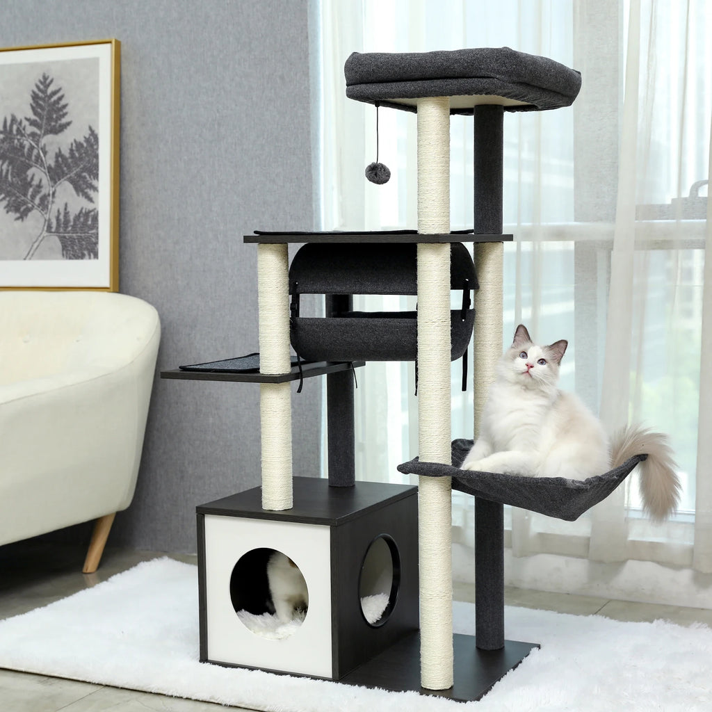 PAWZ Road - Krabpaal Condo van 130,5 cm: Toren met meerdere niveaus