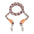 Waopet - Handsfree Riem - Multicolor