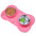 Antislip Dubbele Voer- en Waterbak met Siliconen Anti-Slip Mat voor Honden en Katten