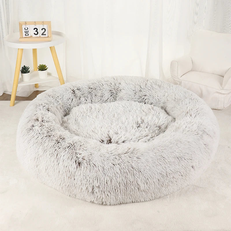 Fluffy Donut Bed voor Honden & Katten