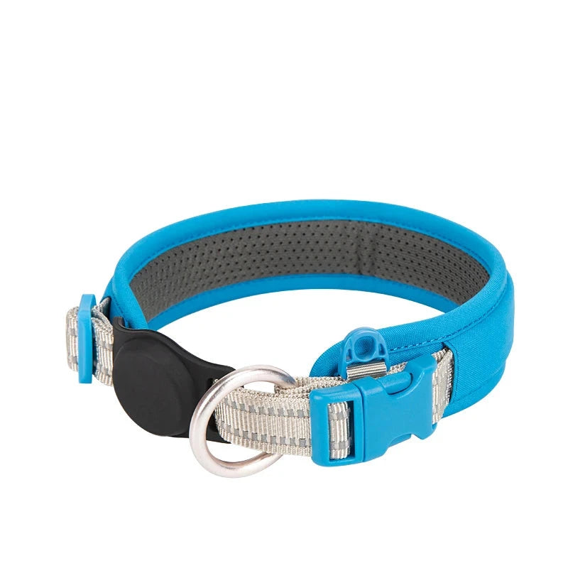 Small Combination - Reflecterende Halsband met Airtag Pocket