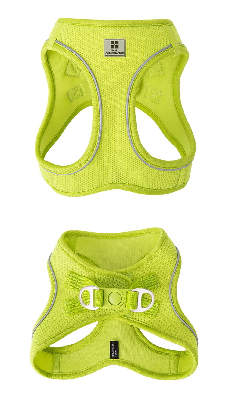 Small Combination - Reflecterende Set met Hondentuigje en Handsfree Riem