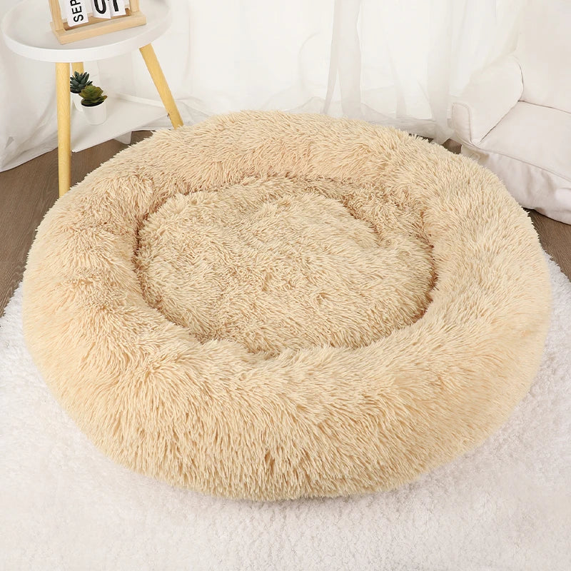 Fluffy Donut Bed voor Honden & Katten