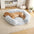 Fluffy Hondenmand - Halfopen - Rond