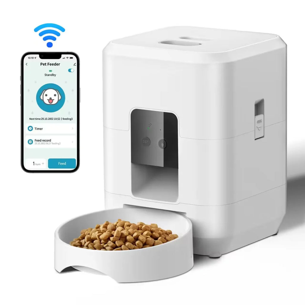 ZYfeeder - Automatische Voerbak - Timer Gestuurd, Slow Food Optie voor Kat & Hond