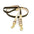 Waopet - Leather-Look Handsfree Riem - Ibiza Style