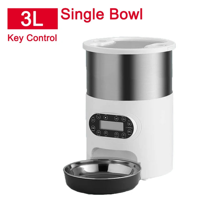 Slimme Katten- & Hondenvoerbak met App-Bediening en Timer 3L/4.5L