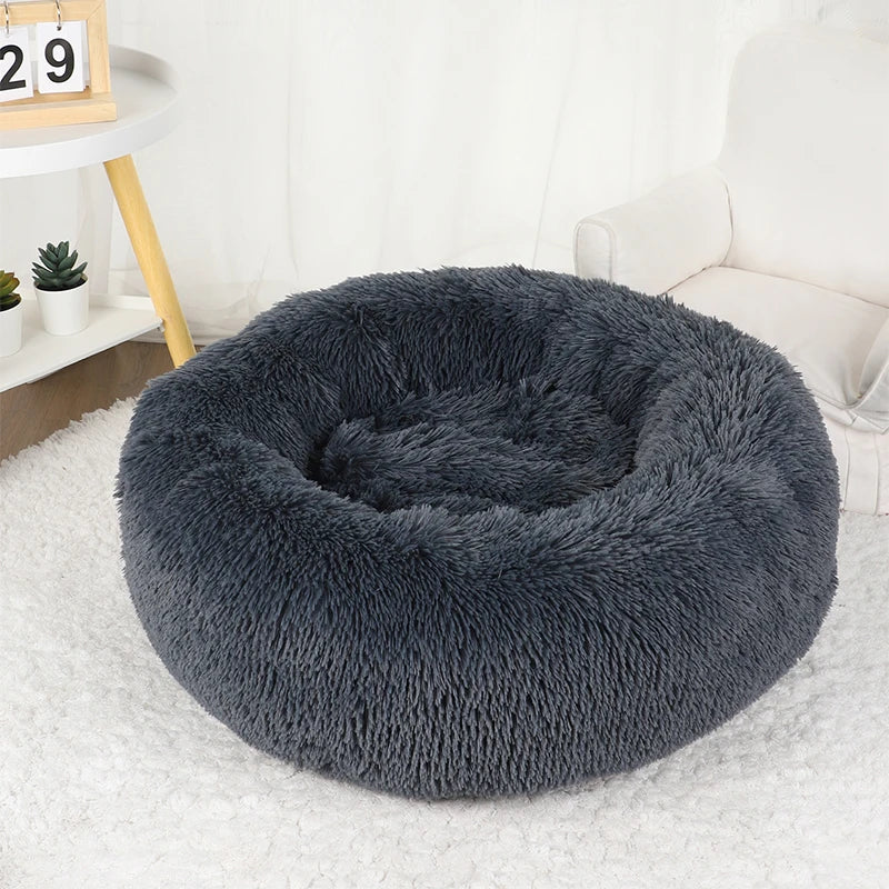 Fluffy Donut Bed voor Honden & Katten