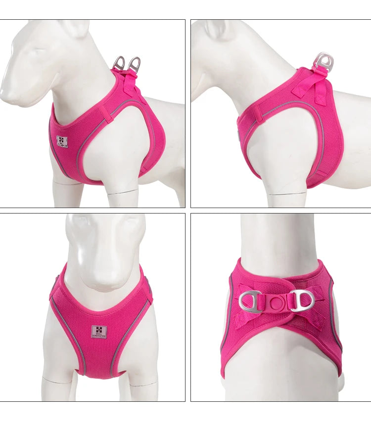 Small Combination - Reflecterende Set met Hondentuigje en Handsfree Riem