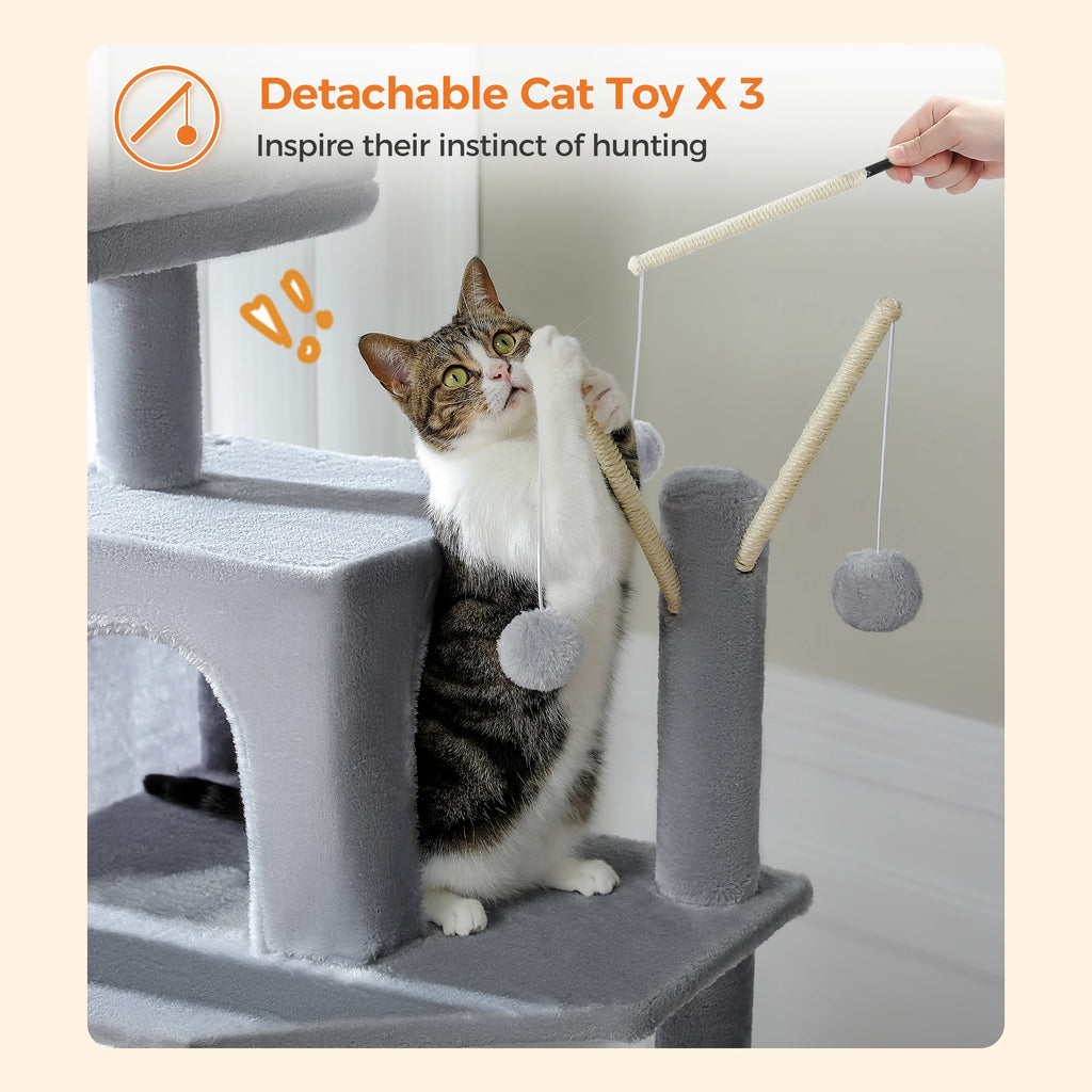 PAWZ Road - Deluxe Multi-Cat Tower Tree (175cm)