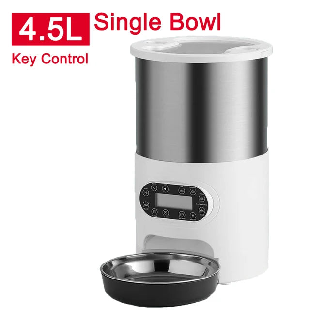 Slimme Katten- & Hondenvoerbak met App-Bediening en Timer 3L/4.5L