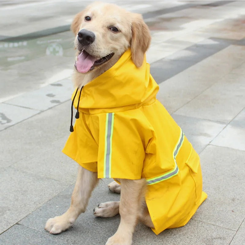 Regenjas voor Honden met Reflecterende Strip