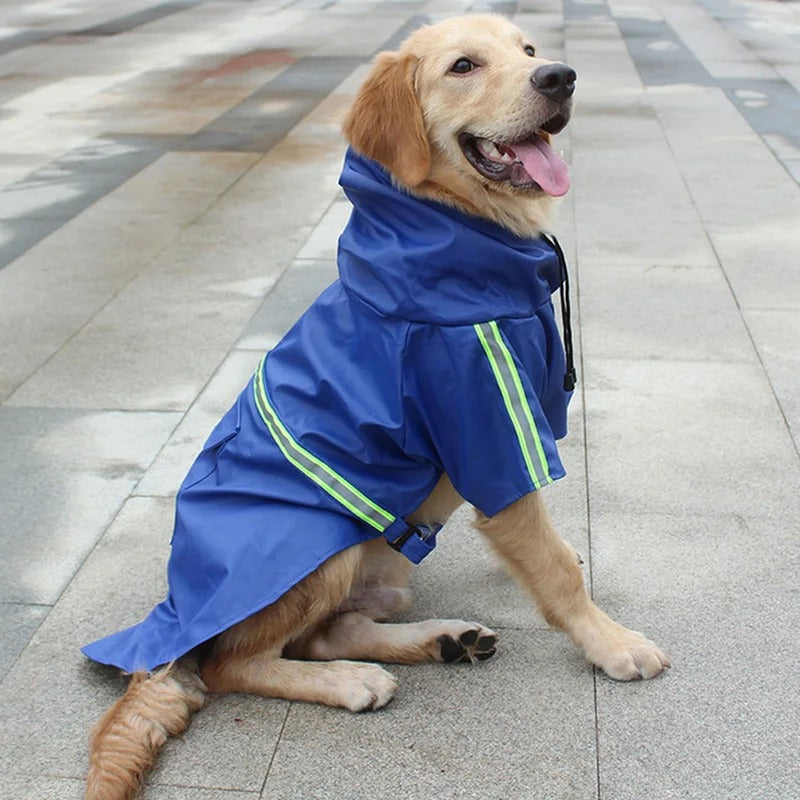 Regenjas voor Honden met Reflecterende Strip