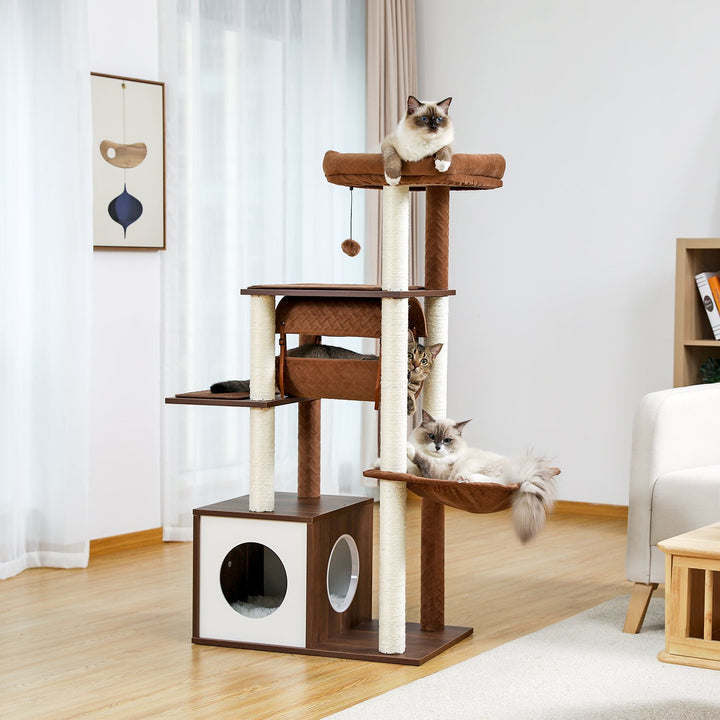 PAWZ Road - Krabpaal Condo van 130,5 cm: Toren met meerdere niveaus