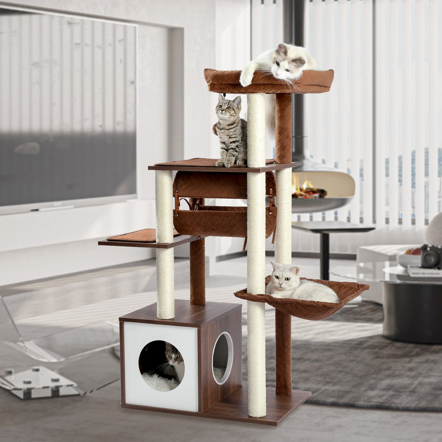 PAWZ Road - Krabpaal Condo van 130,5 cm: Toren met meerdere niveaus