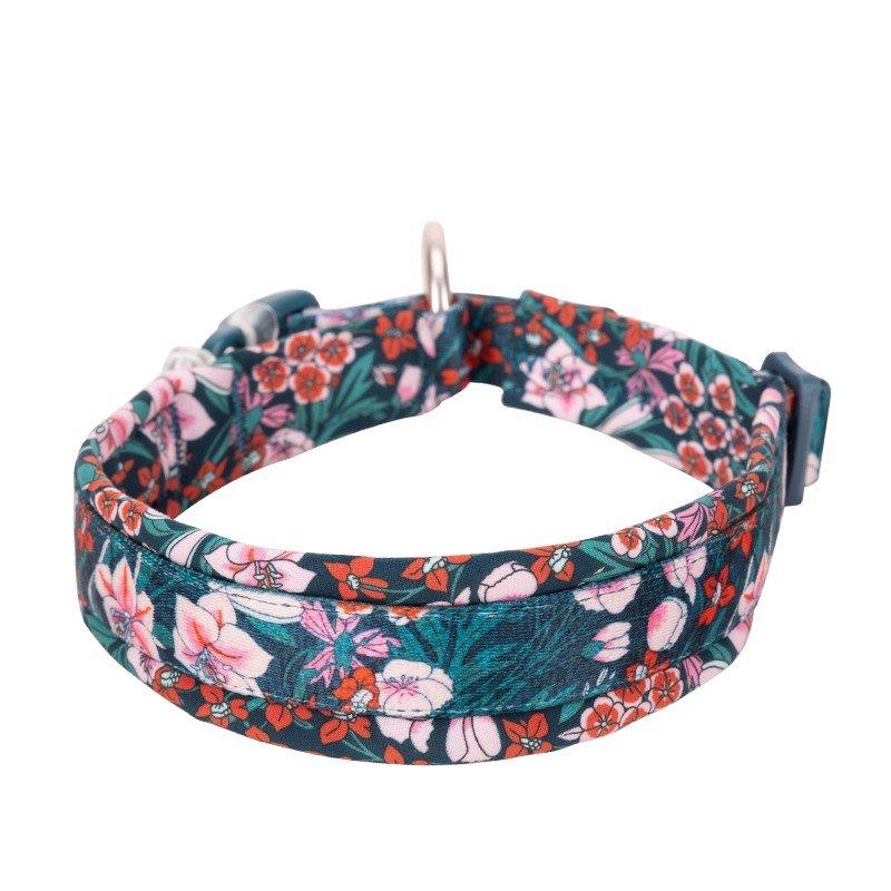 Truelove - Hondenhalsband met Bloemenpatroon