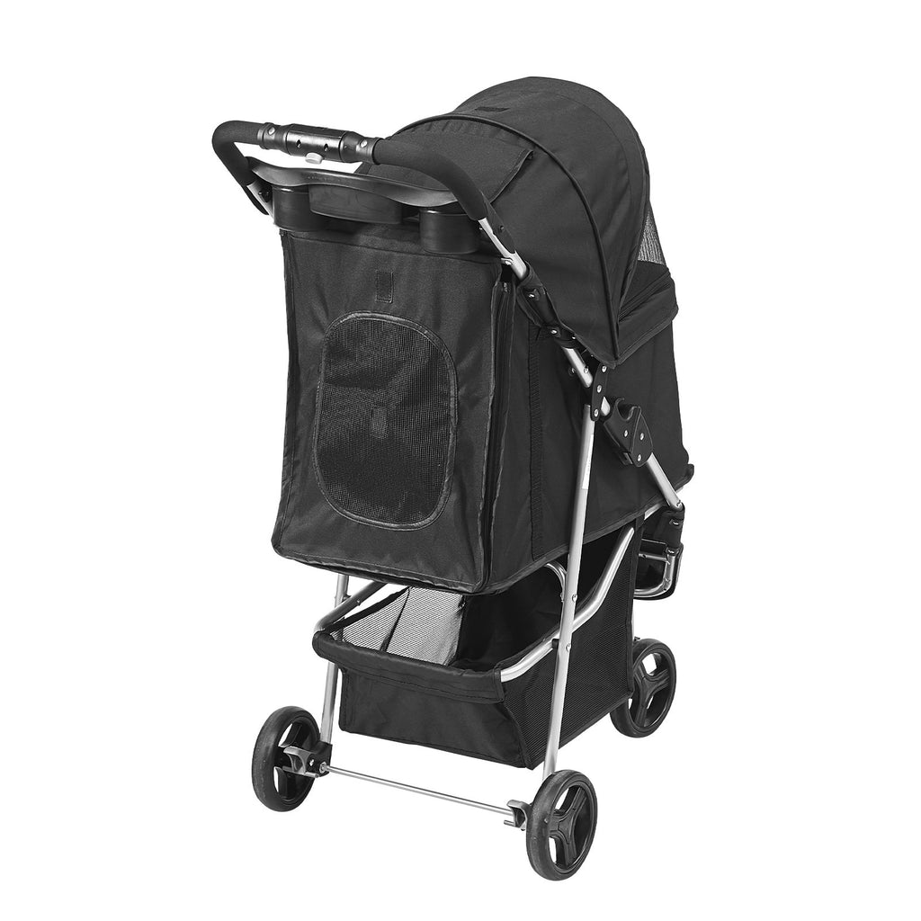 VEVOR - Hondenwagen - Opvouwbaar - Max 16kg - Zwart