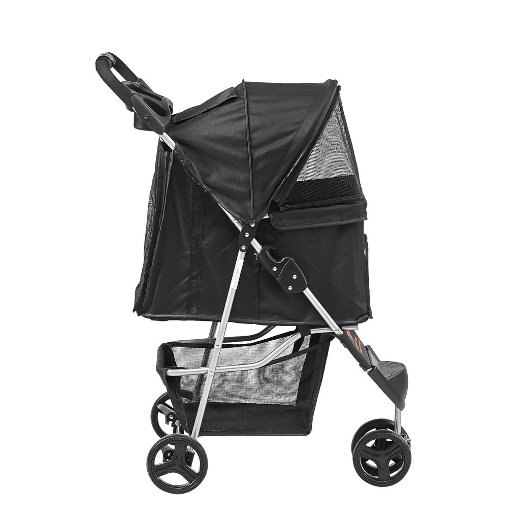 VEVOR - Hondenwagen - Opvouwbaar - Max 16kg - Zwart